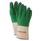 Magid Textile Gloves, Cotton, Gauntlet Cuff Green, L, 12 PK G399GT - alternate 1